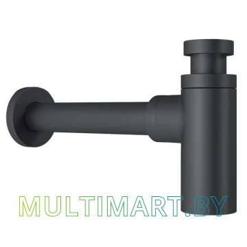 Умывальник Lauter 21487-50 (клапан 21190B + сифон 21635B, черный матовый) картинка 7